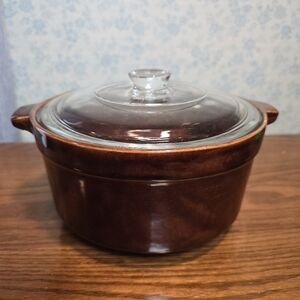 Vintage Glazed Dutch Oven
